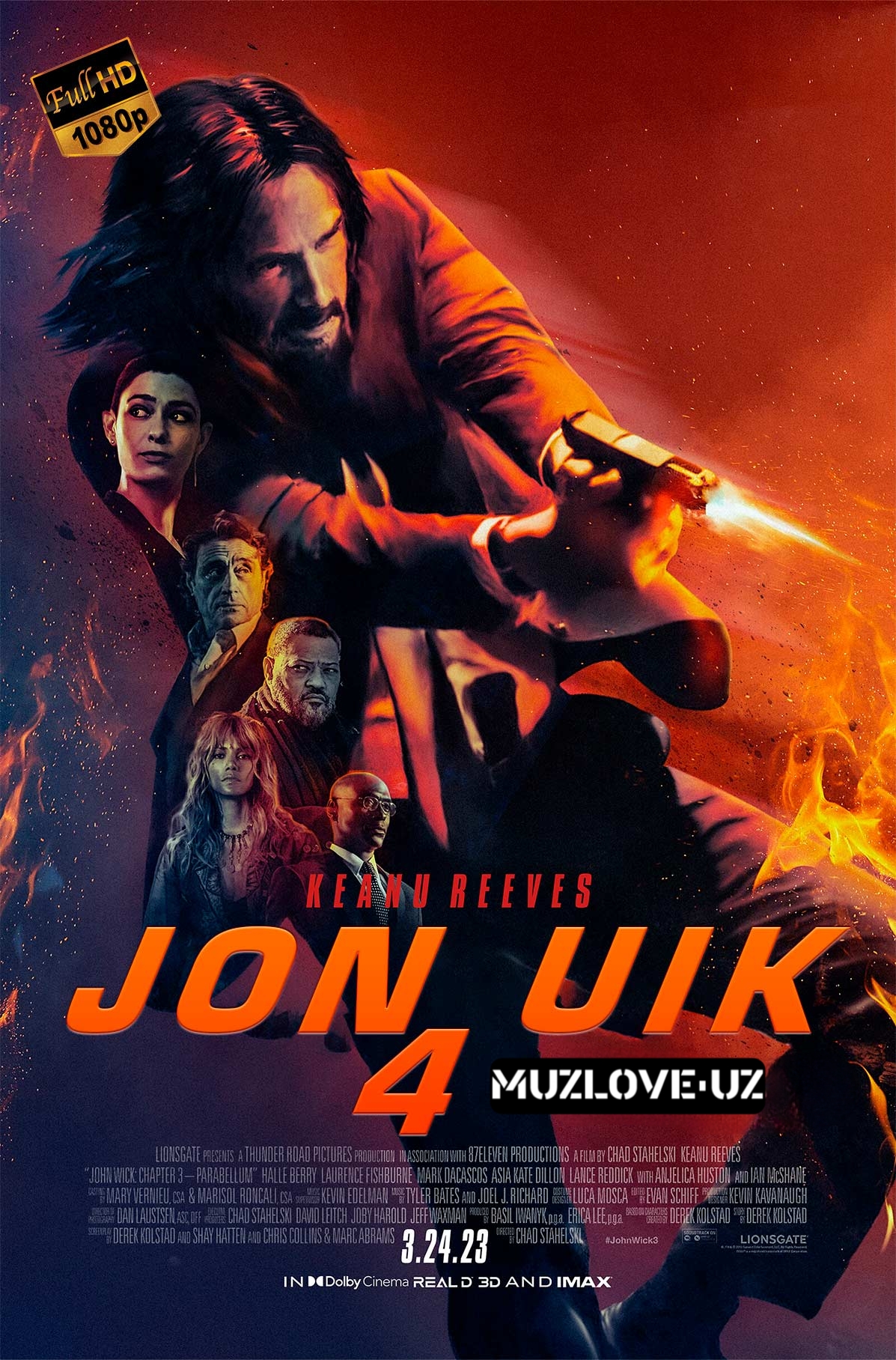 Jon Uik 4 kino 2023 uzbek tilida skachat